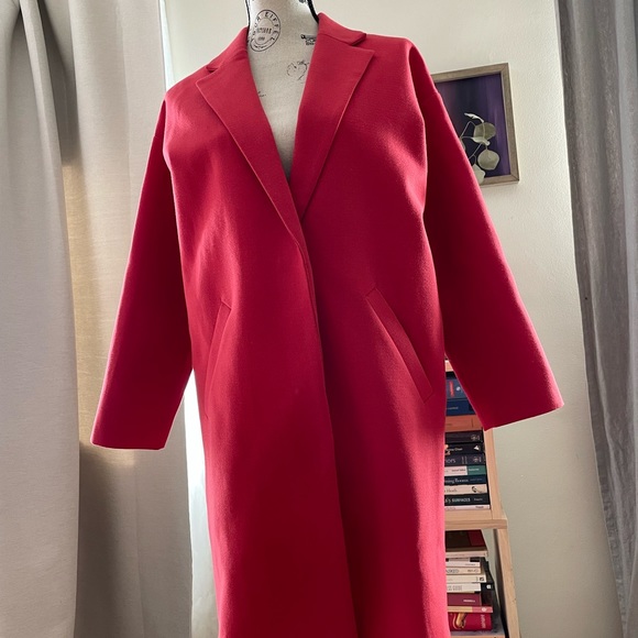 SUNCOO Paris Oversized Envelope Watermelon Coat Coat - Picture 10 of 12